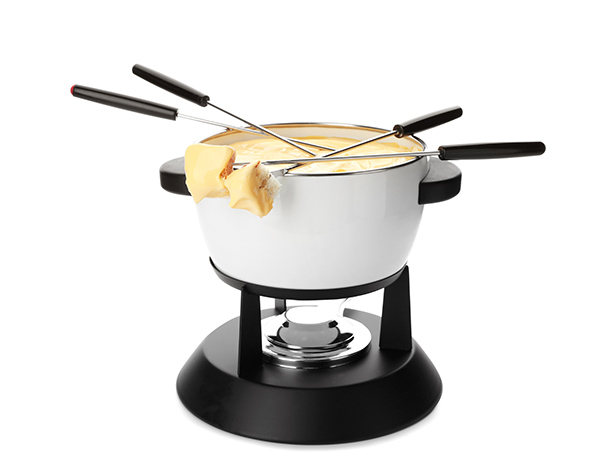 tipos de fondues - fondue con llama